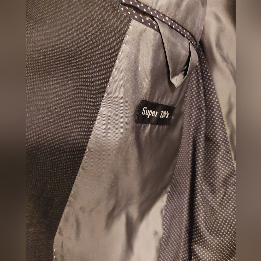Marc Martin Elegant Charcoal Men's Blazer - Picture 5 of 8